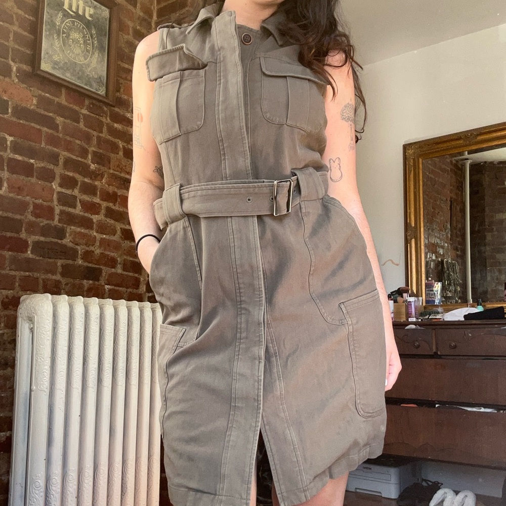 Olivia Palermo utility dress